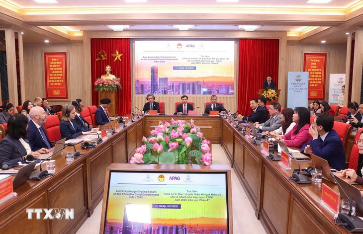 Vietnam entre líderes de Asia en capacidad de gobernanza - ảnh 1