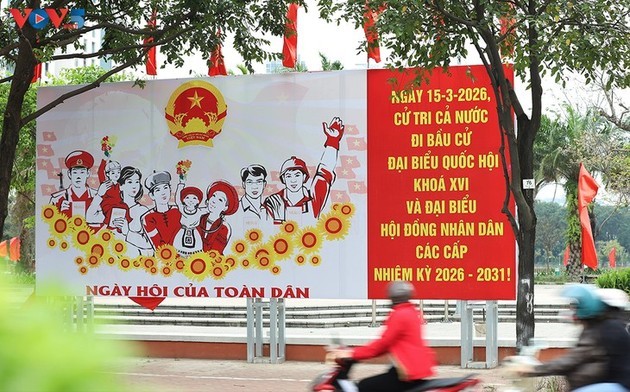 Hanói en cuenta regresiva para el día de las elecciones, el 15 de marzo - ảnh 14