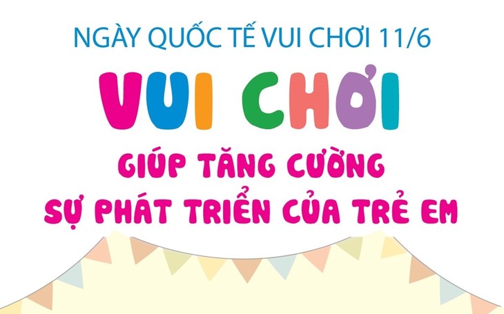 6月11日国际玩乐日：联合国儿童基金会呼吁结束暴力并确保儿童的玩乐 - ảnh 1