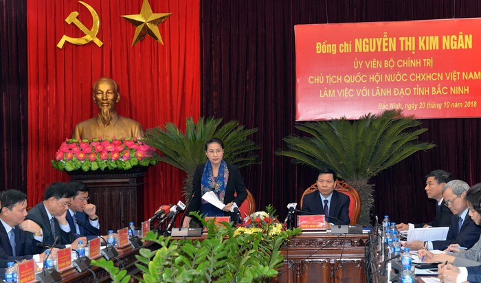 Nguyên Thi Kim Ngân en déplacement à Bac Ninh - ảnh 1