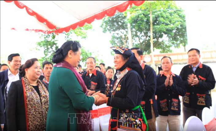 Tong Thi Phong à une fête de la grande union nationale à Hanoï  - ảnh 1