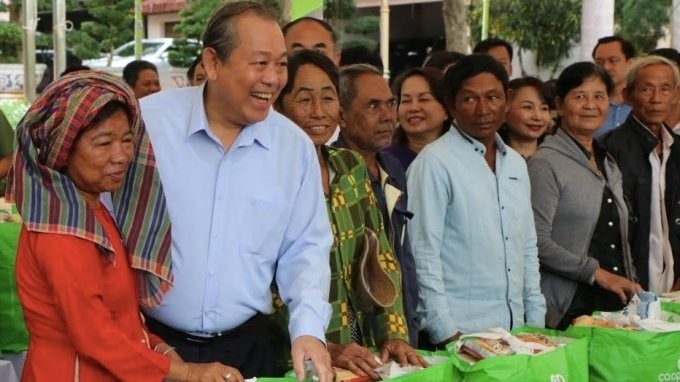 Truong Hoa Binh en déplacement à Binh Phuoc - ảnh 1