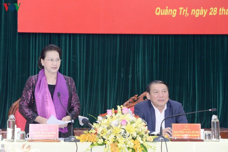 Déplacement de Nguyên Thi Kim Ngân  à Quang Tri - ảnh 1