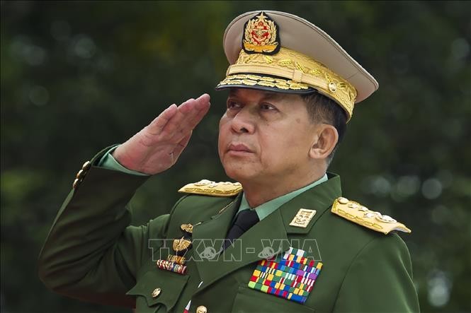 Myanmar: Min Aung Hlaing s’engage à organiser de nouvelles élections d’ici août 2023 - ảnh 1