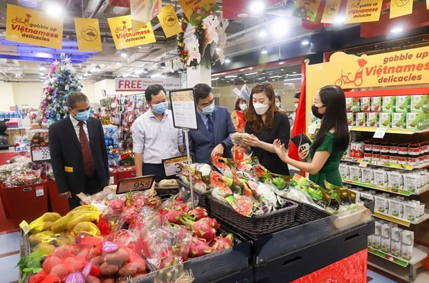 Ouverture de la semaine des produits vietnamiens 2021 à Singapour - ảnh 1