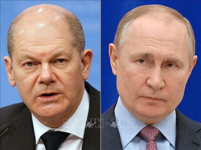 Olaf Scholz appelle la Russie à quitter l'Ukraine en vue d'une “solution diplomatique“ - ảnh 1