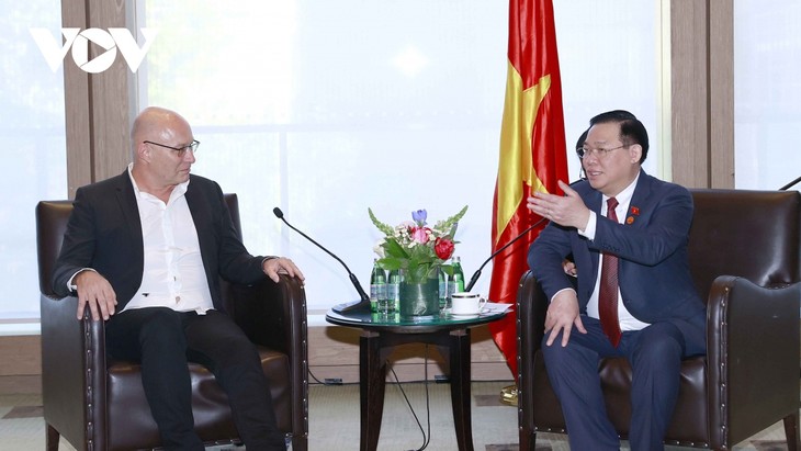 Vuong Dinh Huê rencontre le Trésorier de Victoria et des responsables de grands groupes australiens - ảnh 1