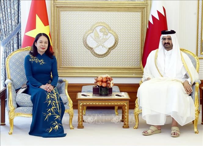 Vo Thi Anh Xuân s’entretient avec Cheikh Abdullah ben Hamad Al Thani - ảnh 1