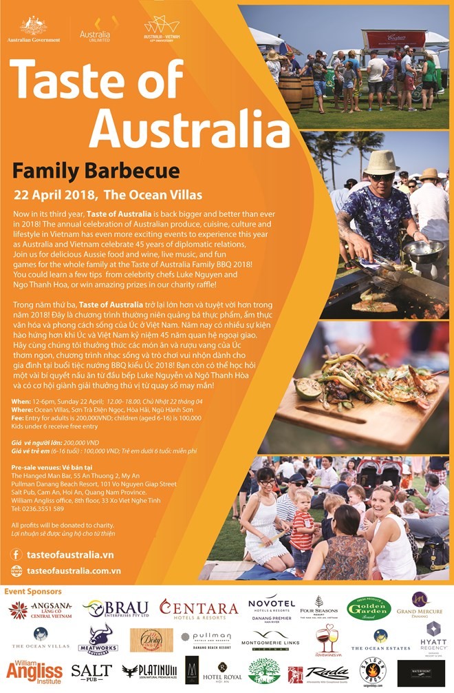 Taste of Australia 2018 moves to Da Nang  - ảnh 1