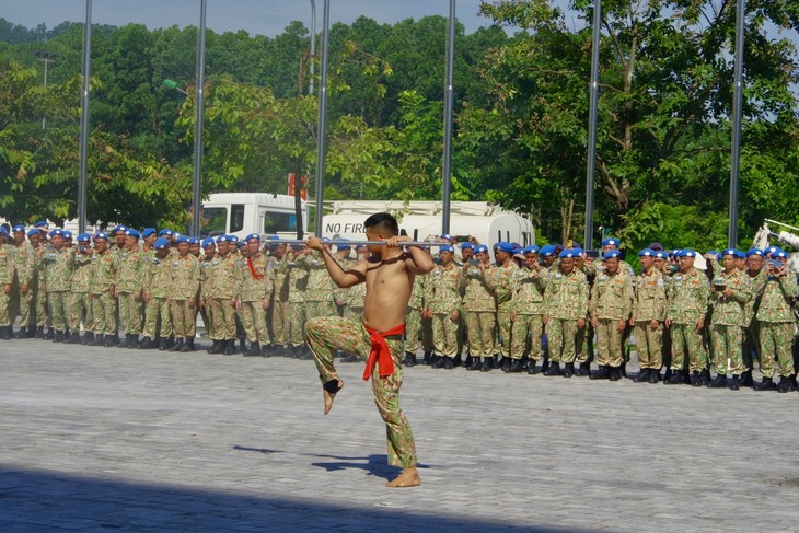 Préparation des Casques bleus vietnamiens pour les missions de paix - ảnh 5