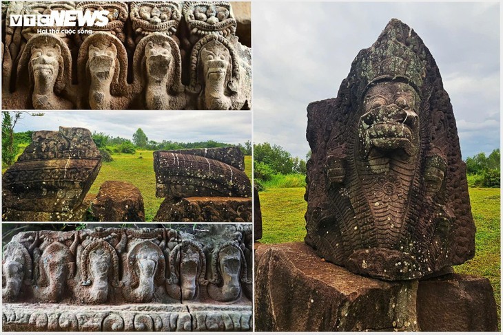 Les Tours Cham de Duong Long: les plus hautes tours en briques d'Asie du Sud-Est - ảnh 8