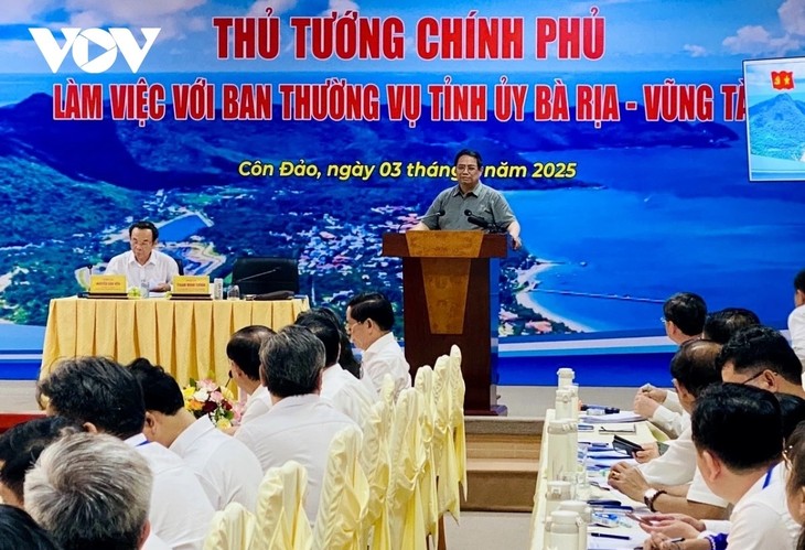 Côn Dao: Le Premier ministre veut une île verte, moderne et tournée vers le monde - ảnh 1