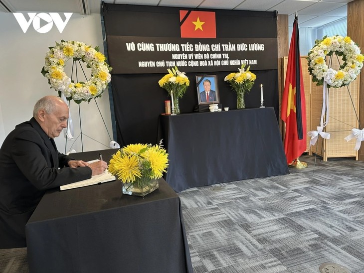 Les ambassades vietnamiennes rendent hommage au président Trân Duc Luong - ảnh 2