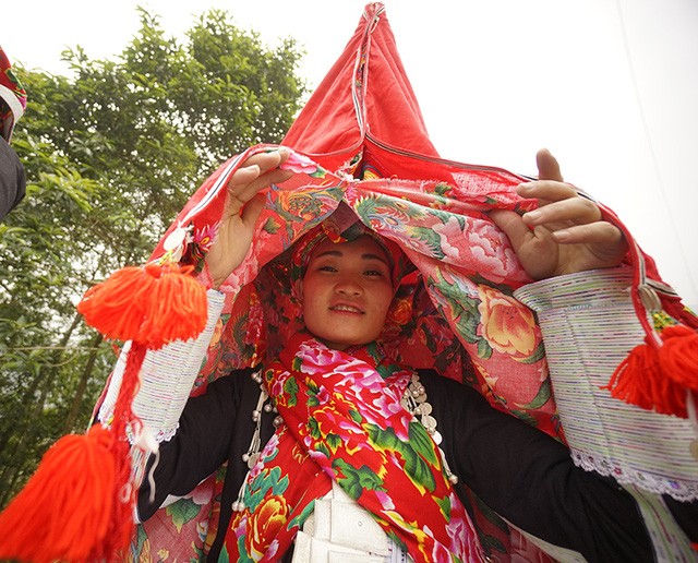 Wedding ceremony of the Red Dao   - ảnh 2