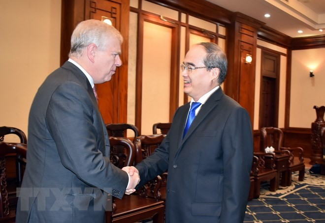 Duke of York welcomed in Ho Chi Minh City - ảnh 1