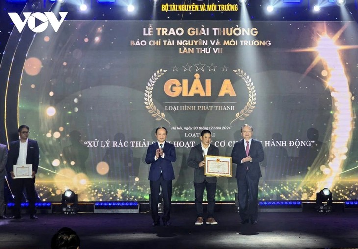 VOV wins environment press awards - ảnh 1