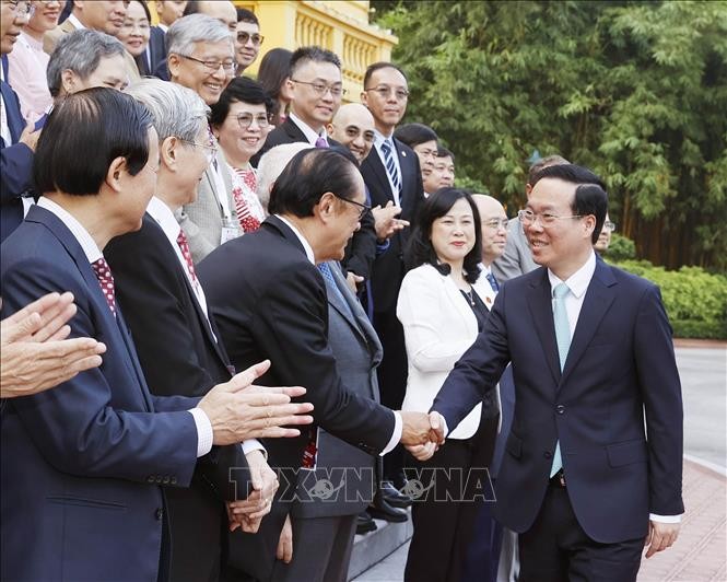 Presiden Vo Van Thuong Menerima Delegasi Peserta Kongres Ilmu Kardiologi  Asia Tenggara - ảnh 1