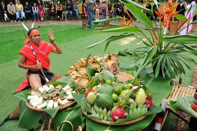 Festival Berdoa Memohon Hujan dari Warga Etnis X’tiêng - ảnh 1