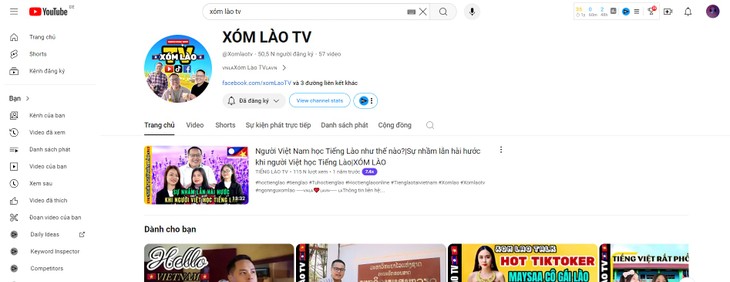 Xom Laos Tivi- Jembatan Penghubung Persahabatan melalui Platform Digitall - ảnh 1