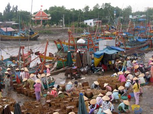 ໝູ່ບ້ານທະເລຕ້ອນຮັບລະດູບານໃໝ່ - ảnh 1