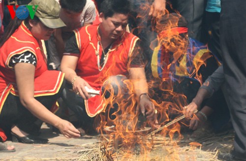 ງານບຸນຫູງເຂົ້າຂອງຊາວບ້ານ ທິເກີມ - ảnh 5