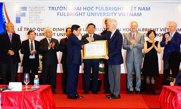 ສ້າງຕັ້ງມະຫາວິທະຍາໄລ Fulbright ຫວຽດນາມ - ảnh 1