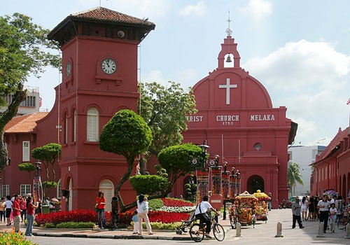 ໄປຢ້ຽມຢາມຄຸ້ມເມືອງເກົ່າ Malacca - ảnh 1