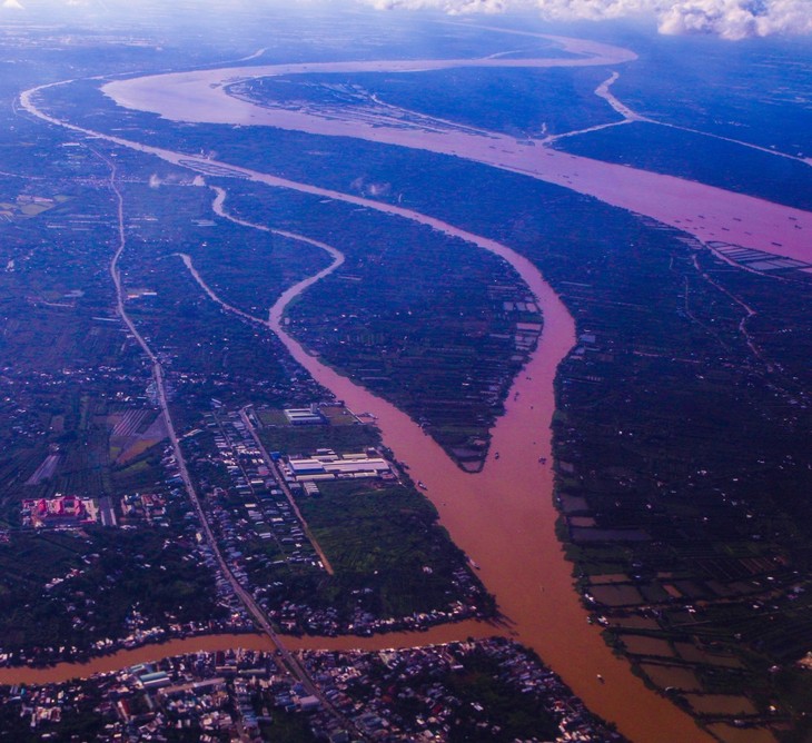 ບັນດາແມ່ນຳ້ຢູ່ຫວຽດນາມສັງເກດຈາກທາງໄກ - ảnh 11