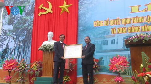 Hochschule Tan Trao gegründet - ảnh 1