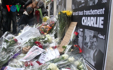 Die Welt zeigt die Solidarität mit Frankreich - ảnh 1