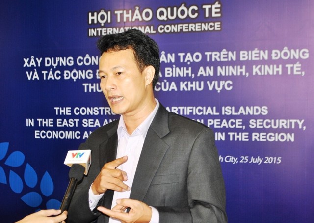 Seminar über negative Einflüsse durch den Bau der künstlichen Inseln im Ostmeer - ảnh 2