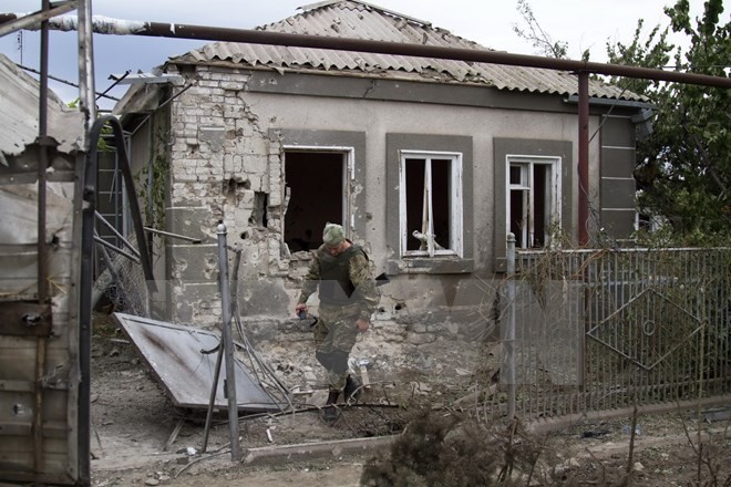 Ukrainekonflikt erneut eskaliert - Russland und Ukraine beschuldigen sich - ảnh 1