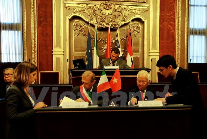 Die Zusammenarbeit zwischen den Großstädten von Vietnam und Italien - ảnh 1