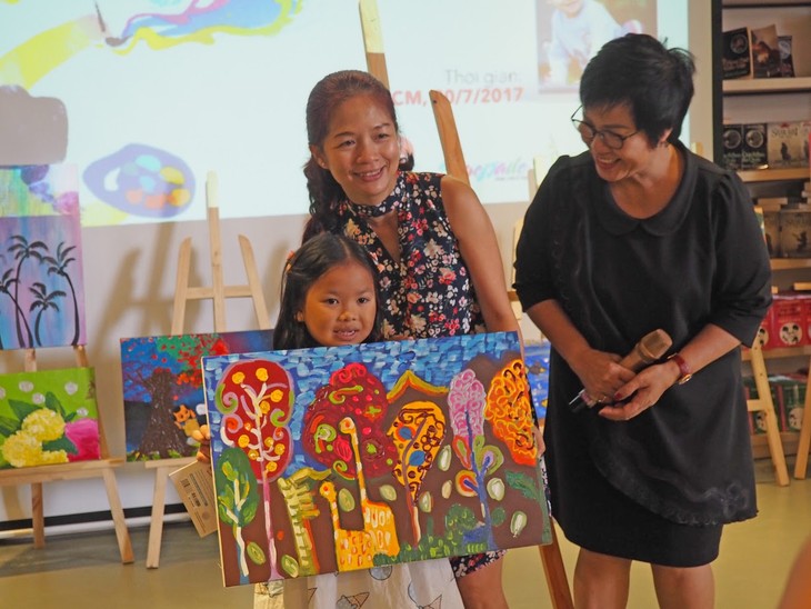 Zusammen mit Thien Nhan beim Zeichnen der märchenhafen Reise - ảnh 3