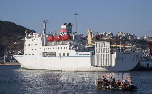 Südkorea-USA-Japan wollen illegale maritime Schmuggel-Aktivitäten Nordkoreas verhindern - ảnh 1