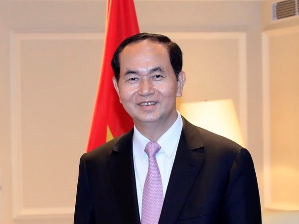 Äthiopier begrüßen Staatspräsident Tran Dai Quang - ảnh 1