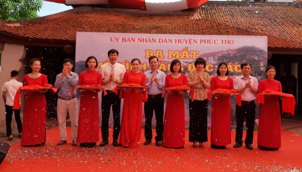 Probe des Modells „Dorf für Bücherlesen” im Kreis Phuc Tho - ảnh 1