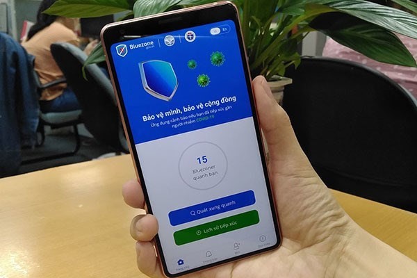 Vietnam benutzt App „elektronische Mundschutzmaske” Bluezone zur Entdeckung von Covid-19-Verdächtigen - ảnh 1