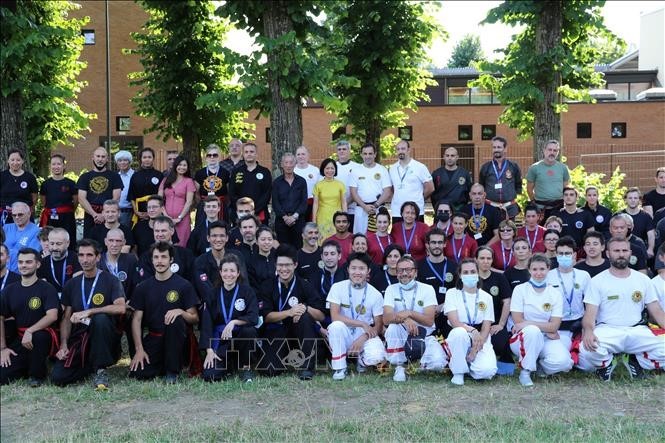 Bildung des vietnamesischen Kungfu-Verbands in Italien - ảnh 1