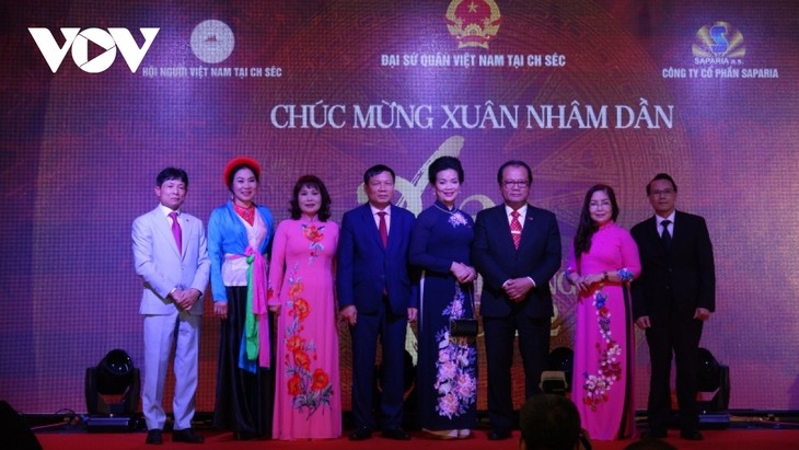 Les Vietnamiens en République tchèque fêtent le Têt - ảnh 1