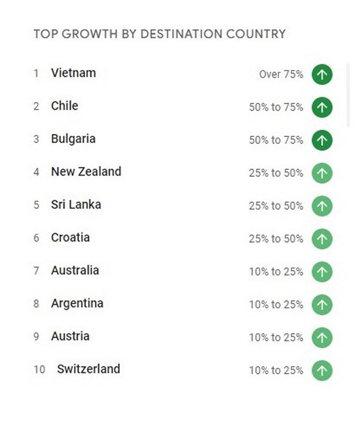 Google Destination Insights stellt die Top 10 der Reiseziele in Vietnam vor - ảnh 1