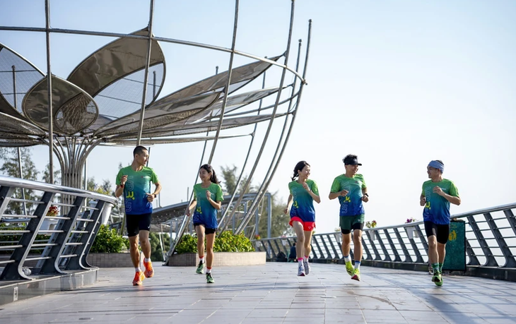 Ein Laufwettbewerb mit Musik im Mekong-Delta - ảnh 1