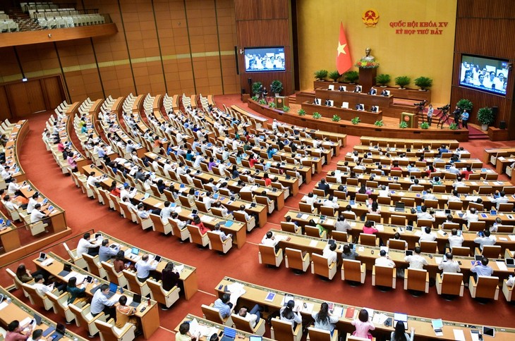 Das Parlament berät den geänderten Gesetzentwurf gegen Menschenhandel  - ảnh 1