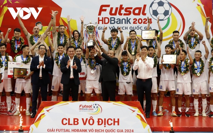 Abschluss der Futsal-Nationalmeisterschaft HD Bank 2024 - ảnh 1