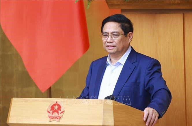 Premierminister Pham Minh Chinh leitet die Monatssitzung der Regierung - ảnh 1