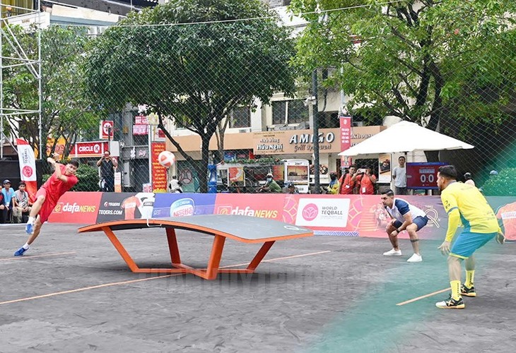 Die erste Teqball-Weltmeisterschaft in Ho-Chi-Minh-Stadt - ảnh 1