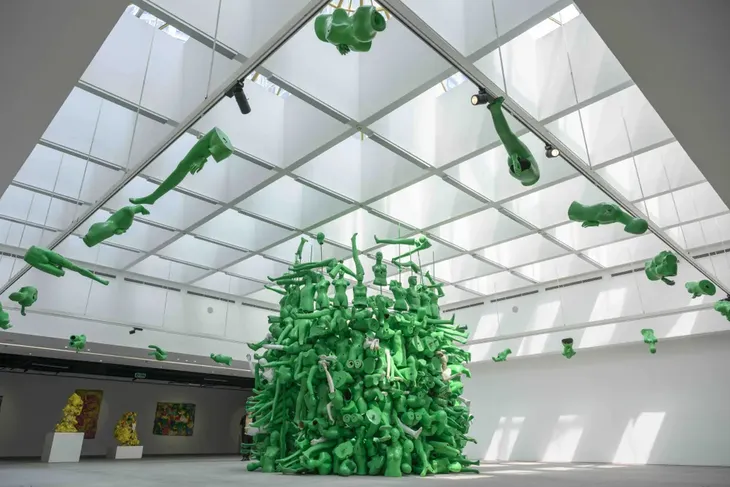 Ausstellung über recycelte Materialien im Zentrum für zeitgenössische Kunst - ảnh 1