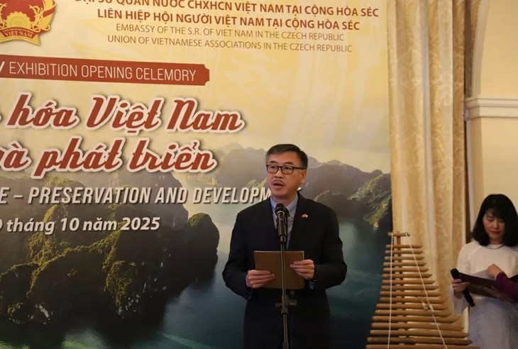 Ausstellung „Kulturerbe Vietnams – Bewahrung und Entwicklung” in Tschechien - ảnh 1