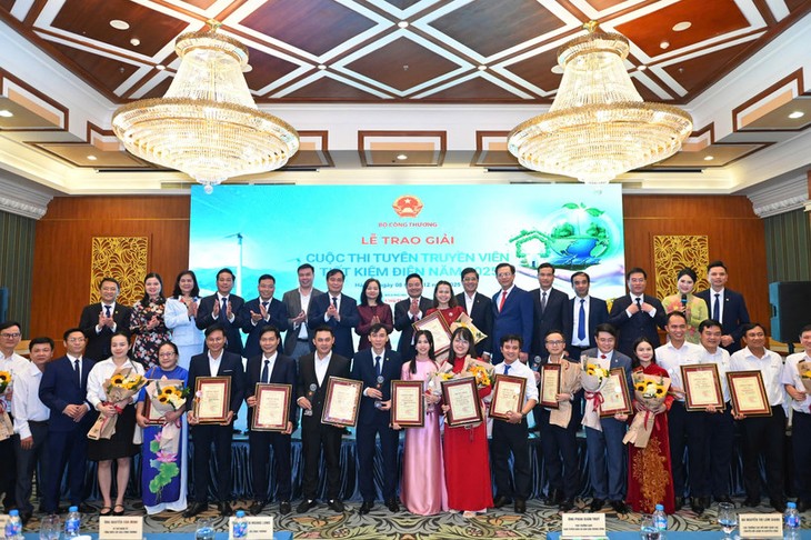 22 Auszeichnungen für herausragende Werke zum Stromsparen 2025 verliehen - ảnh 1