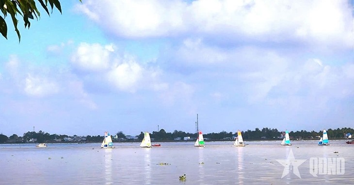 Offene Segelbootregatta der Stadt Can Tho 2025 - ảnh 1